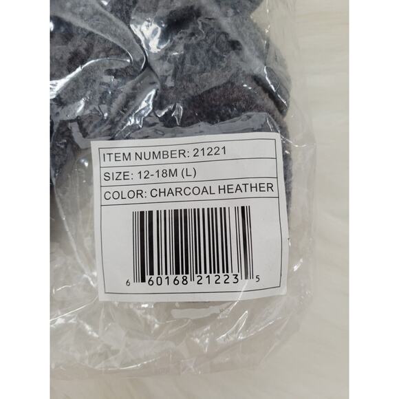 Luvable Friends Baby Girls' Cozy Fleece Booties New With Tags 12-18 Months - Picture 4 of 5